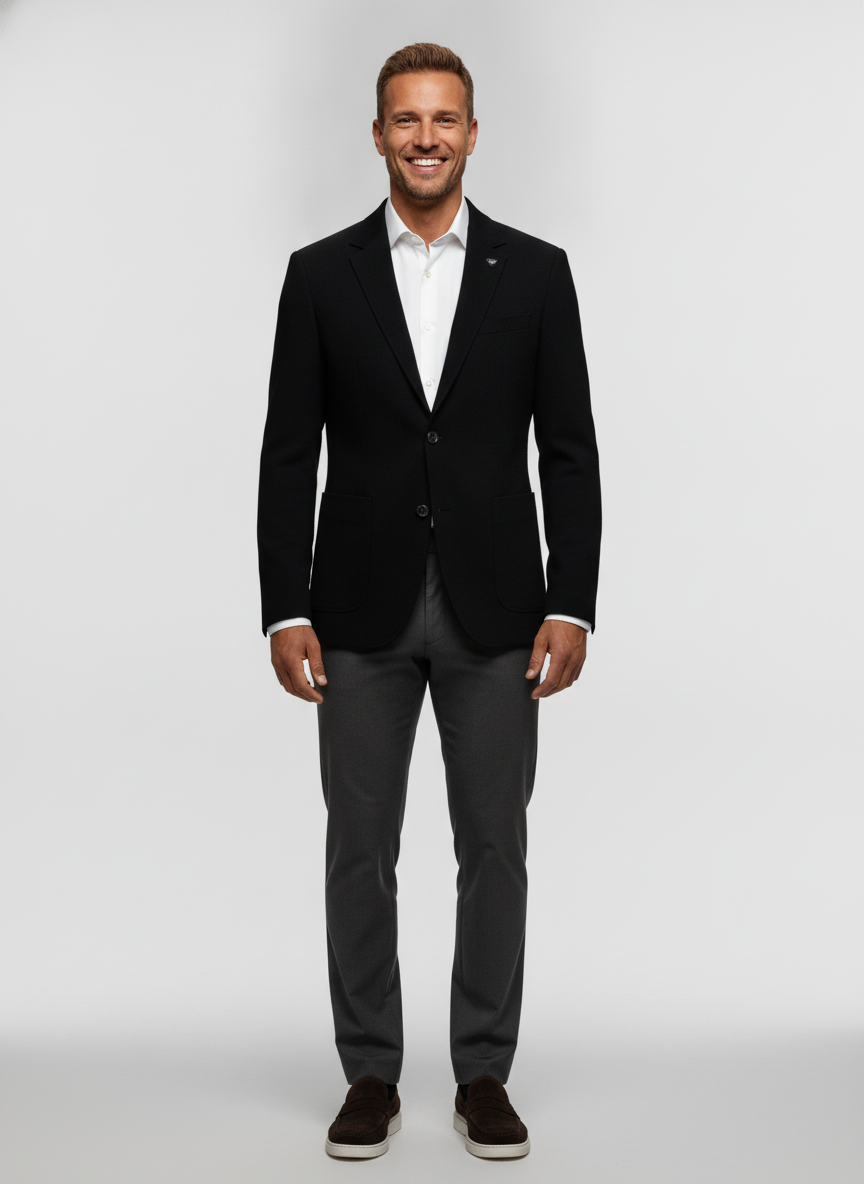 Colbert Black "Havard" - Flexx, model vooraanzicht De Heerenkamer Utrecht