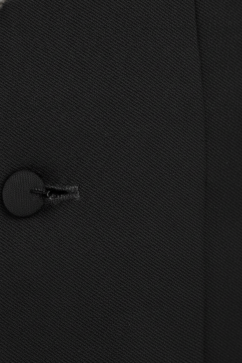 Pantalon Broek Black Mix and Match - Mister Steven, close-up stofstructuur De Heerenkamer