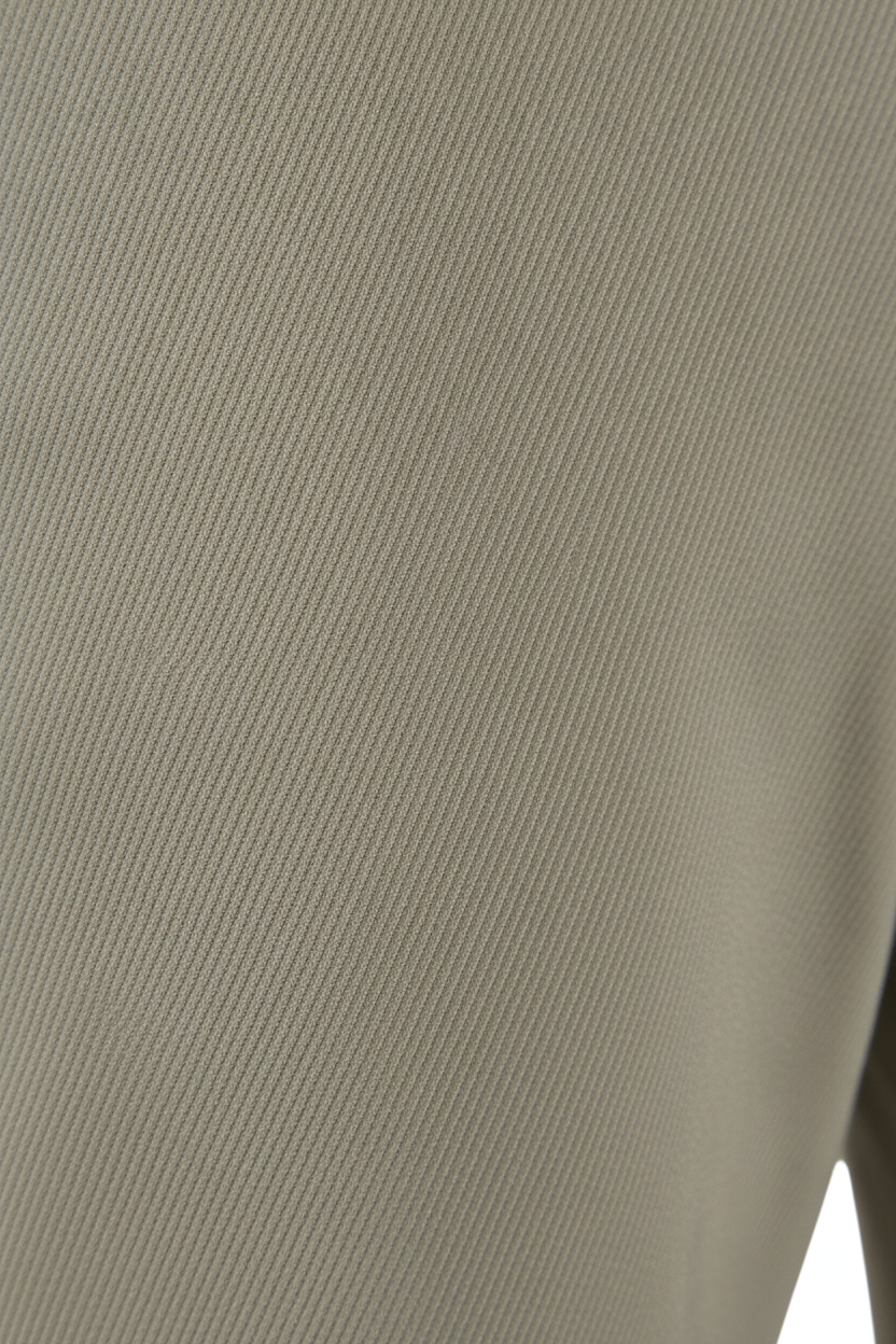 Chino Broek Light Olive "Carson" - Flexx, close-up stofstructuur De Heerenkamer