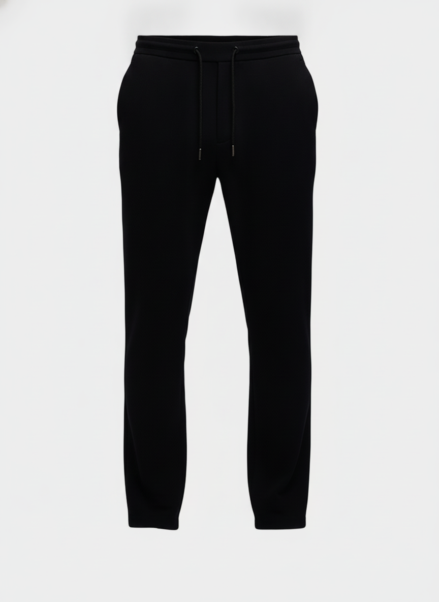 Chino Broek Navy "Carson" - Flexx, productfoto witte achtergrond De Heerenkamer