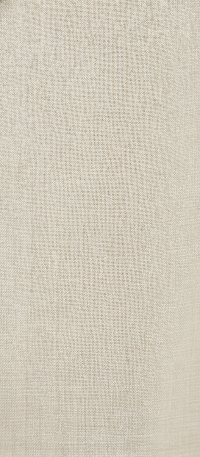 Pantalon Broek Beige Sharkskin - Mister Steven, close-up stofstructuur De Heerenkamer