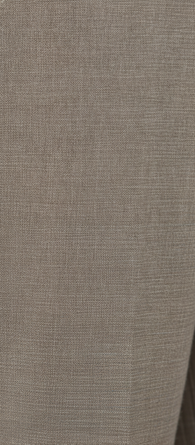 Pantalon Broek Taupe Sharkskin - Mister Steven, close-up stofstructuur De Heerenkamer
