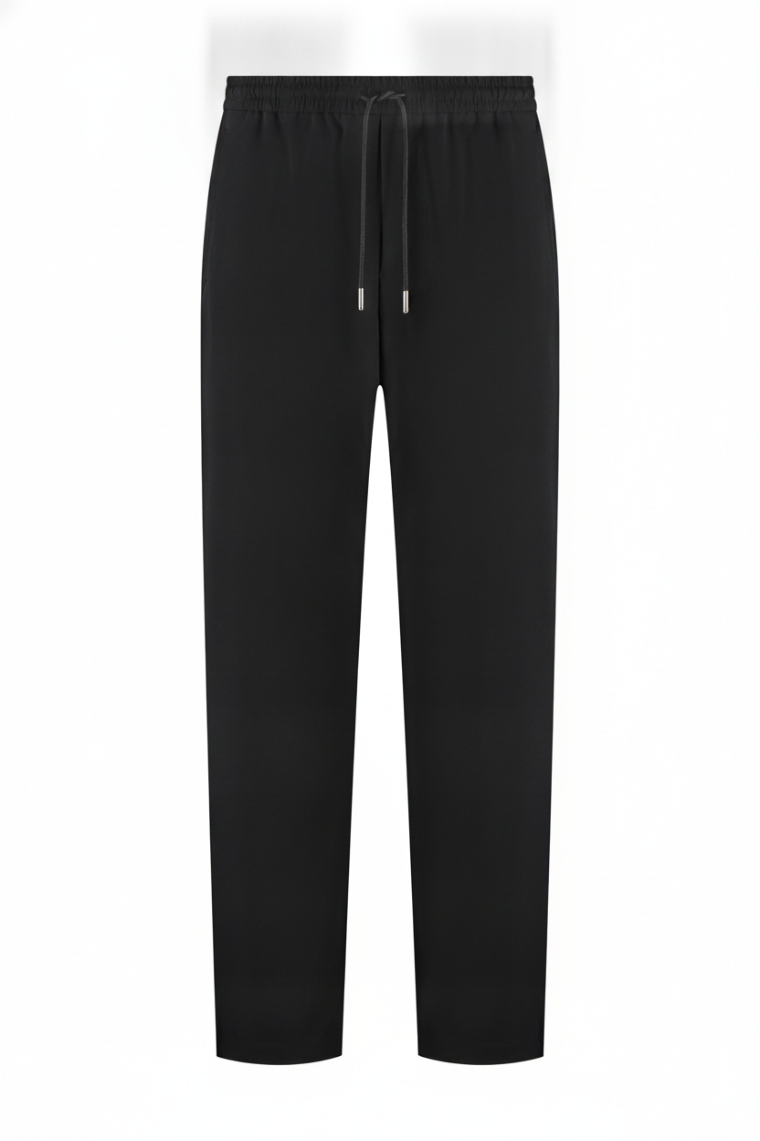 Chino Broek Black "Oliver" - Flexx, productfoto witte achtergrond De Heerenkamer