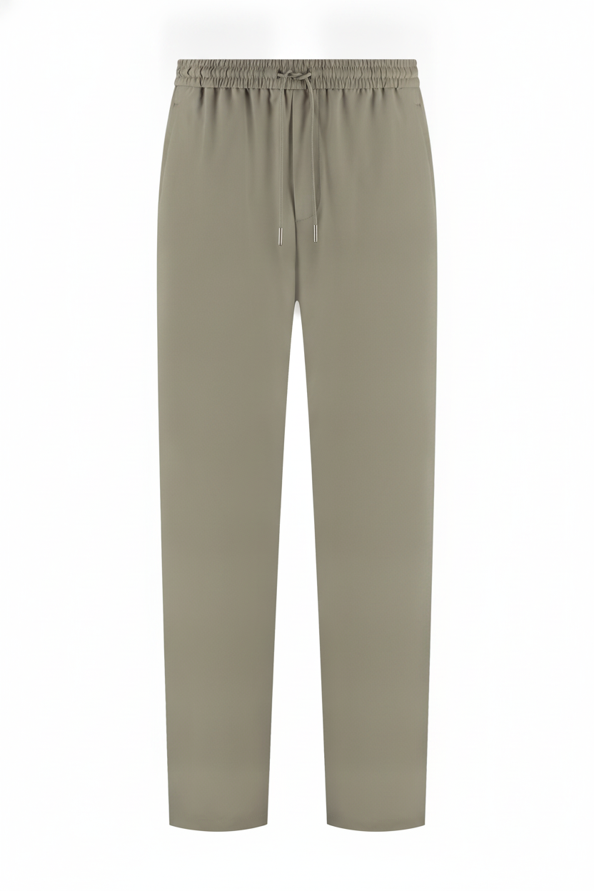 Chino Broek Light Olive "Oliver" - Flexx, productfoto witte achtergrond De Heerenkamer