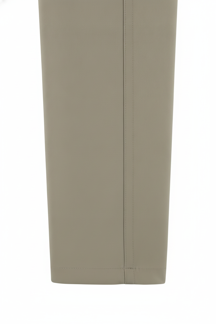 Chino Broek Light Olive "Oliver" - Flexx, detail stiksel en afwerking De Heerenkamer