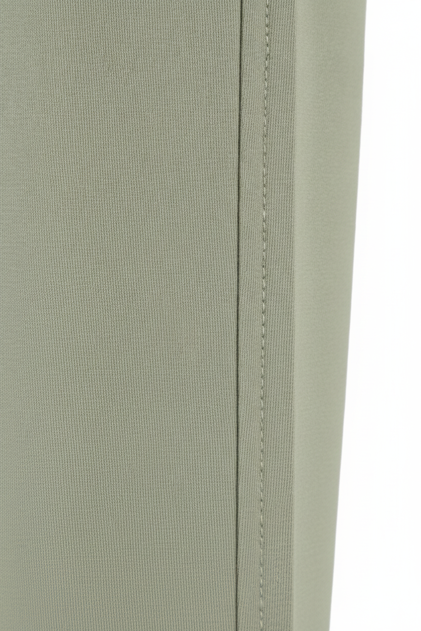 Chino Broek Olive "Carson" "Irma" - Flexx, detail stiksel en afwerking De Heerenkamer