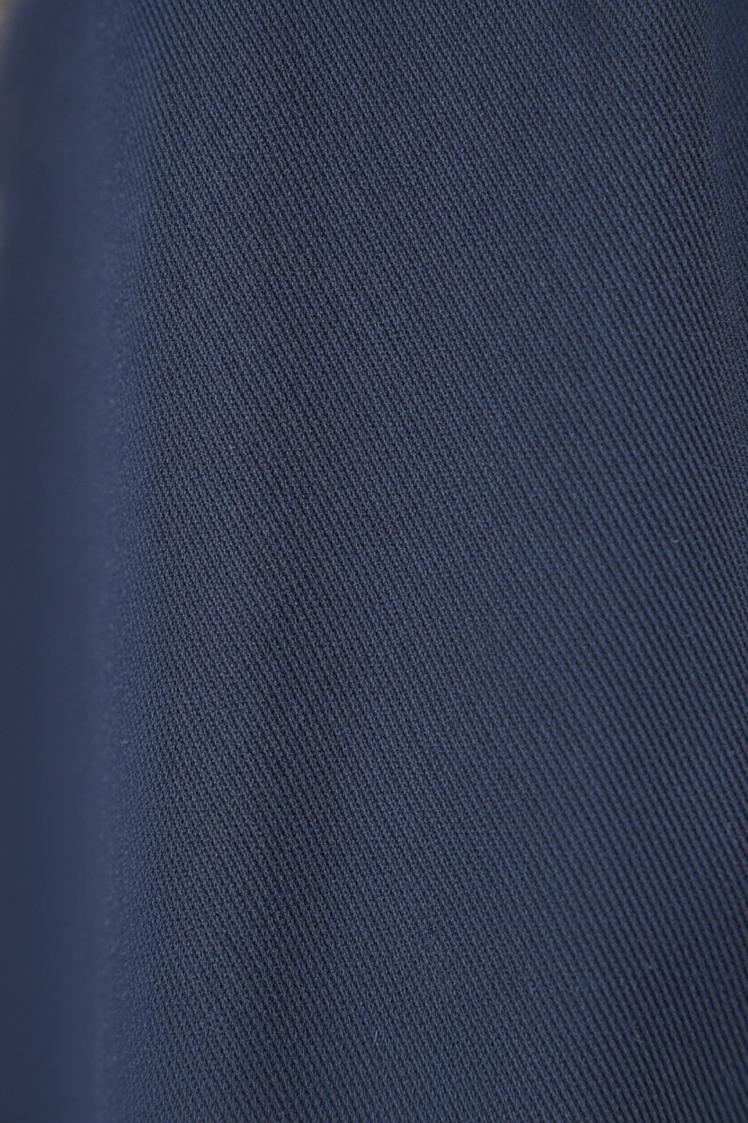 Chino Broek Navy "Carson" "Irma" - Flexx, close-up stofstructuur De Heerenkamer