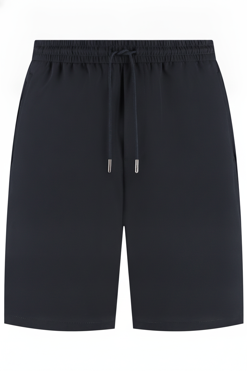 Korte Broek Mid Navy "Theodore" - Flexx, productfoto witte achtergrond De Heerenkamer