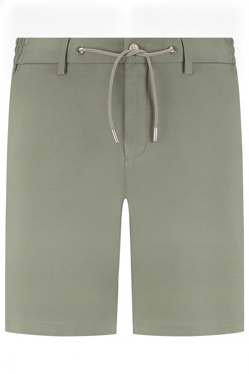 Korte Broek Olive "Finn" - Flexx, productfoto witte achtergrond De Heerenkamer