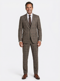 2-delig pak Green Brown Checkered