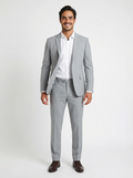 2-delig pak Light Grey Striped FULL2