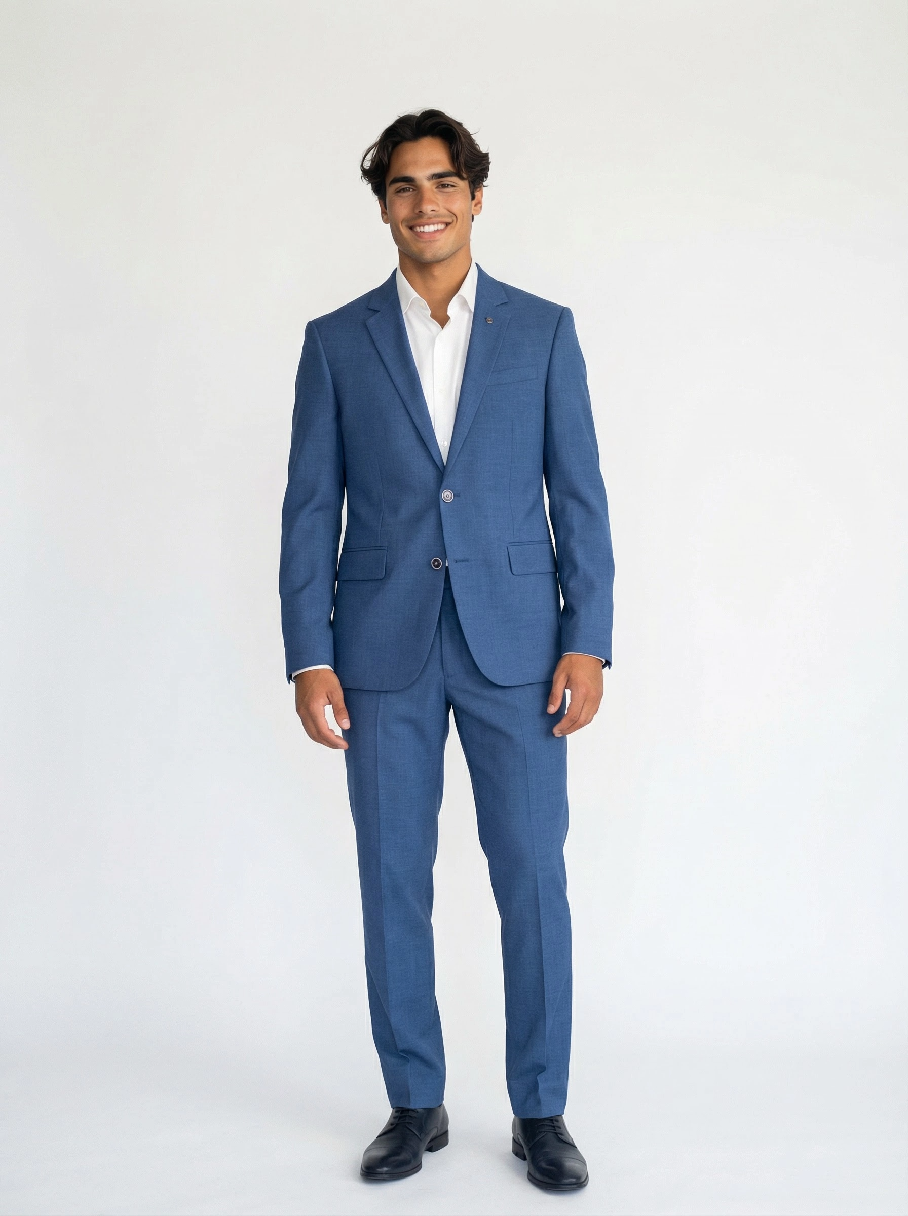 2-delig pak Mid Blue Sharkskin