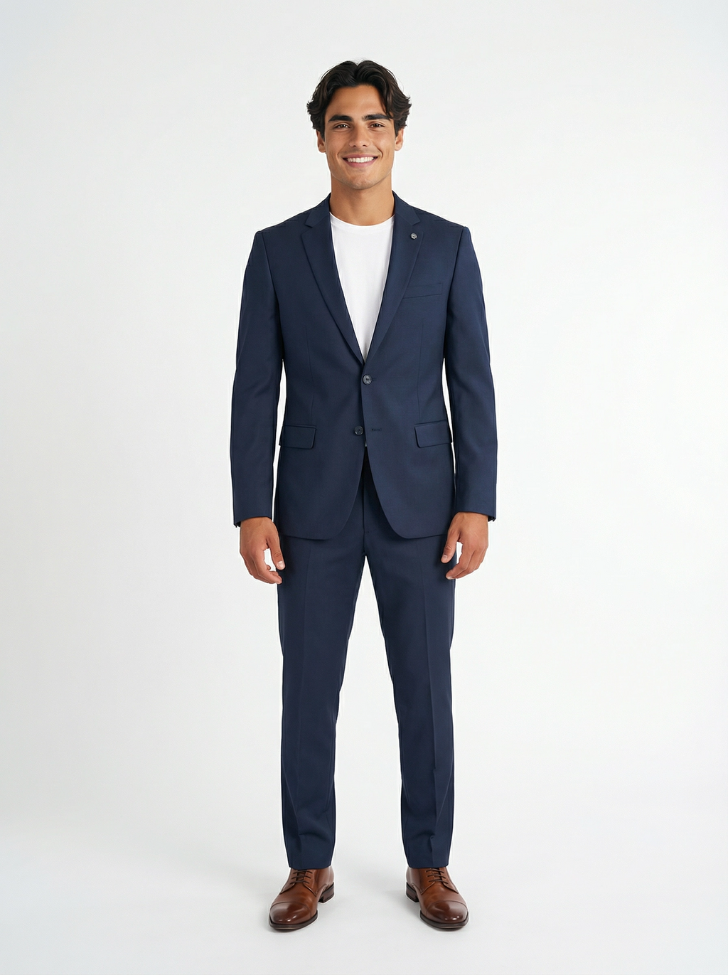 2-delig pak Navy Timeless front