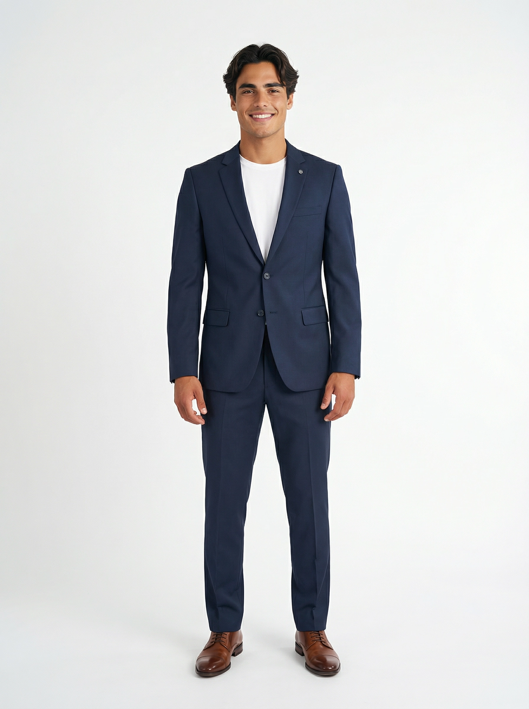 2-delig pak Navy Timeless front