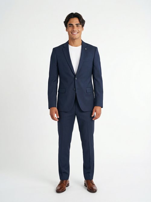 2-delig pak Navy Timeless front