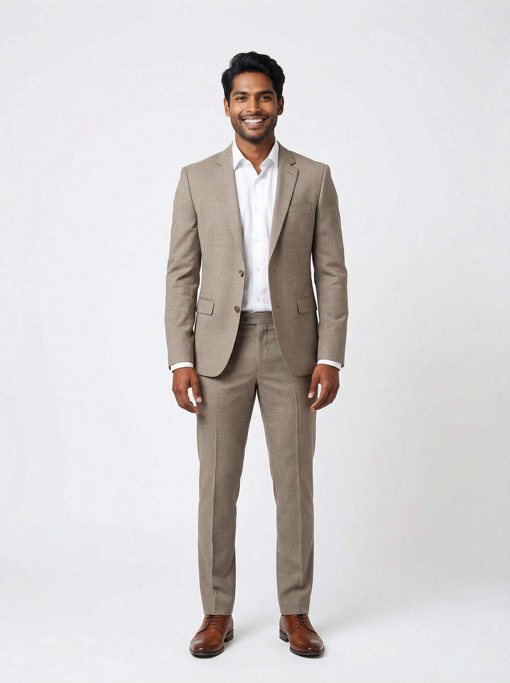 2-delig pak Taupe Sharkskin