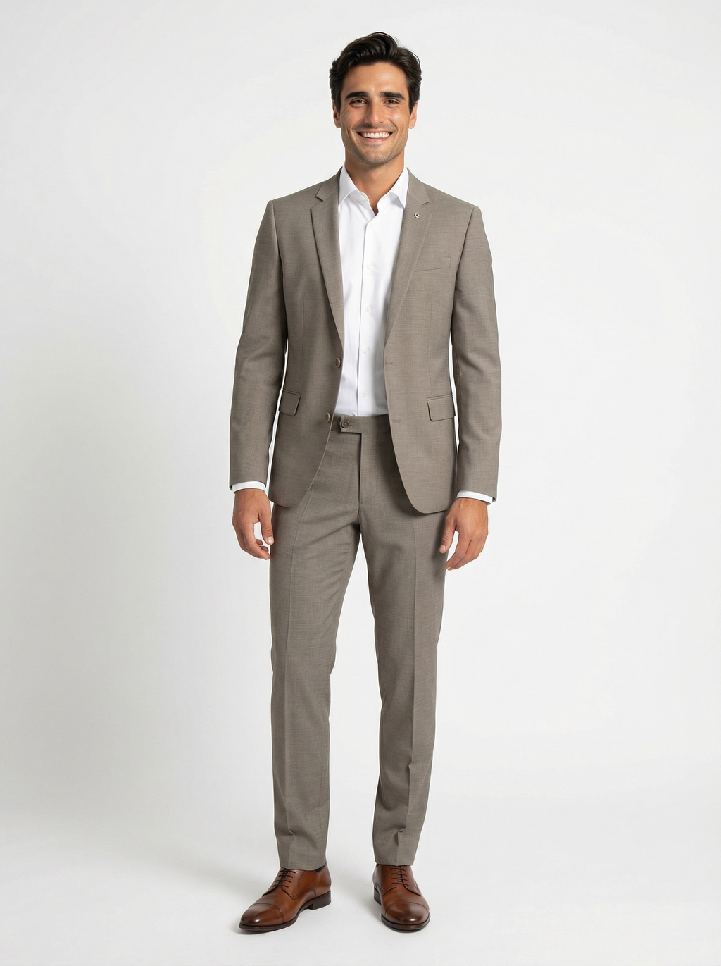 2-delig pak Taupe Sharkskin full 2