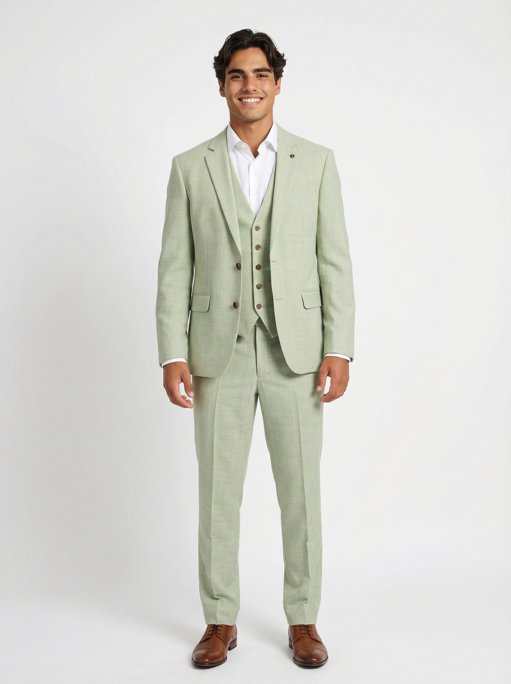 3-delig pak Light Green Sharkskin c