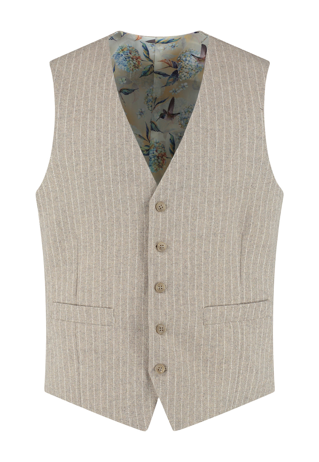 3-delig pak Beige 10mm Pinstripe Chicago