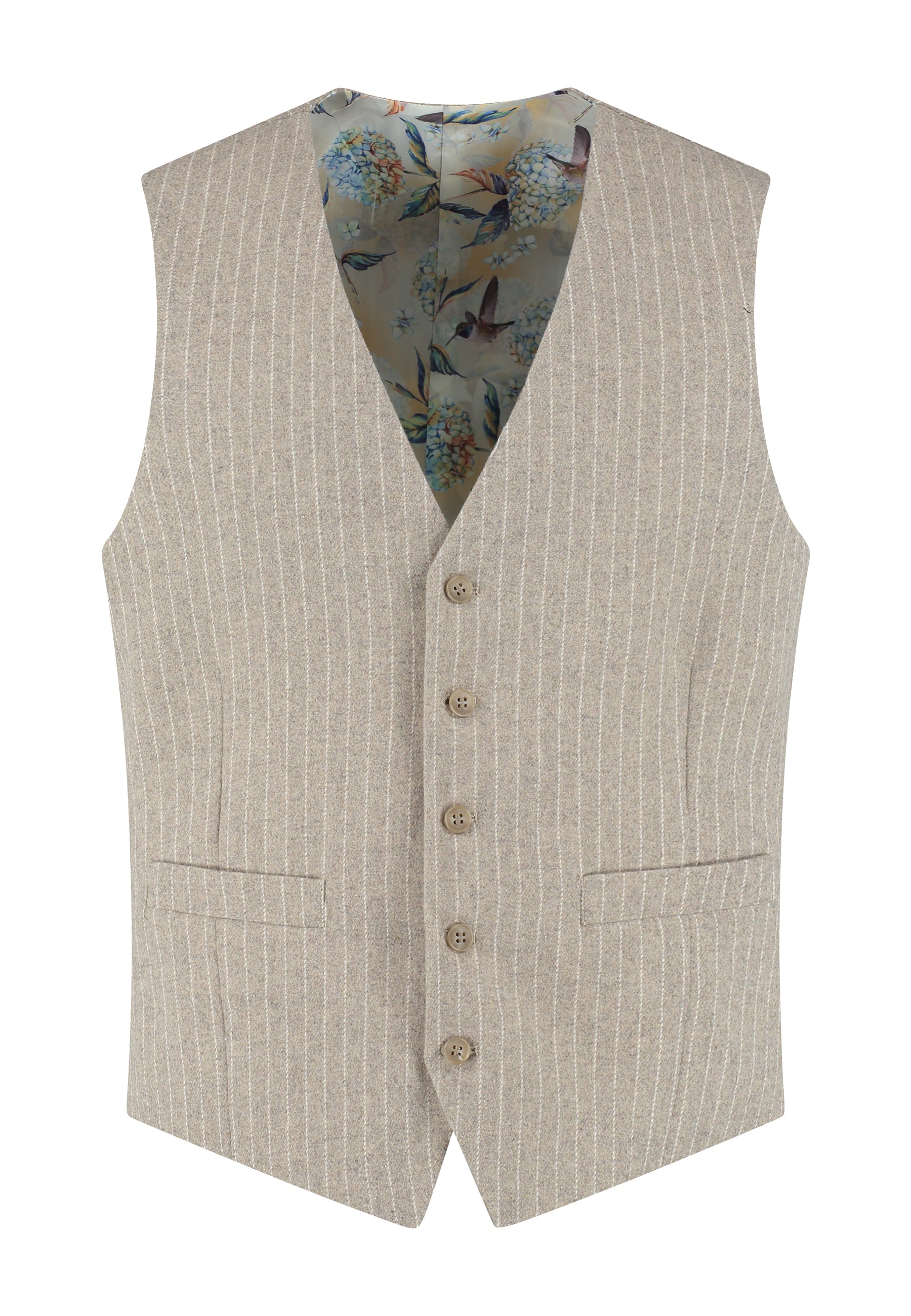 3-delig pak Beige 10mm Pinstripe Chicago