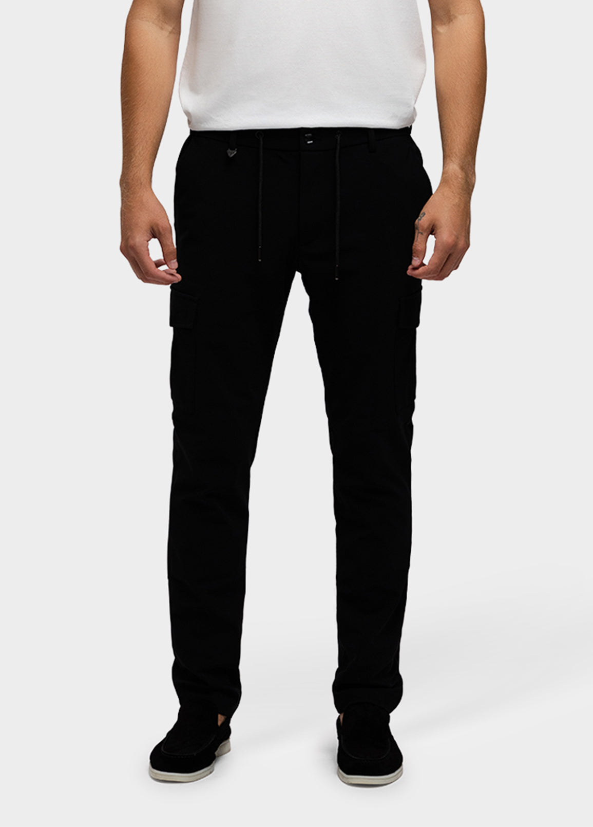 Cargo Broek Black "Borge" - Flexx