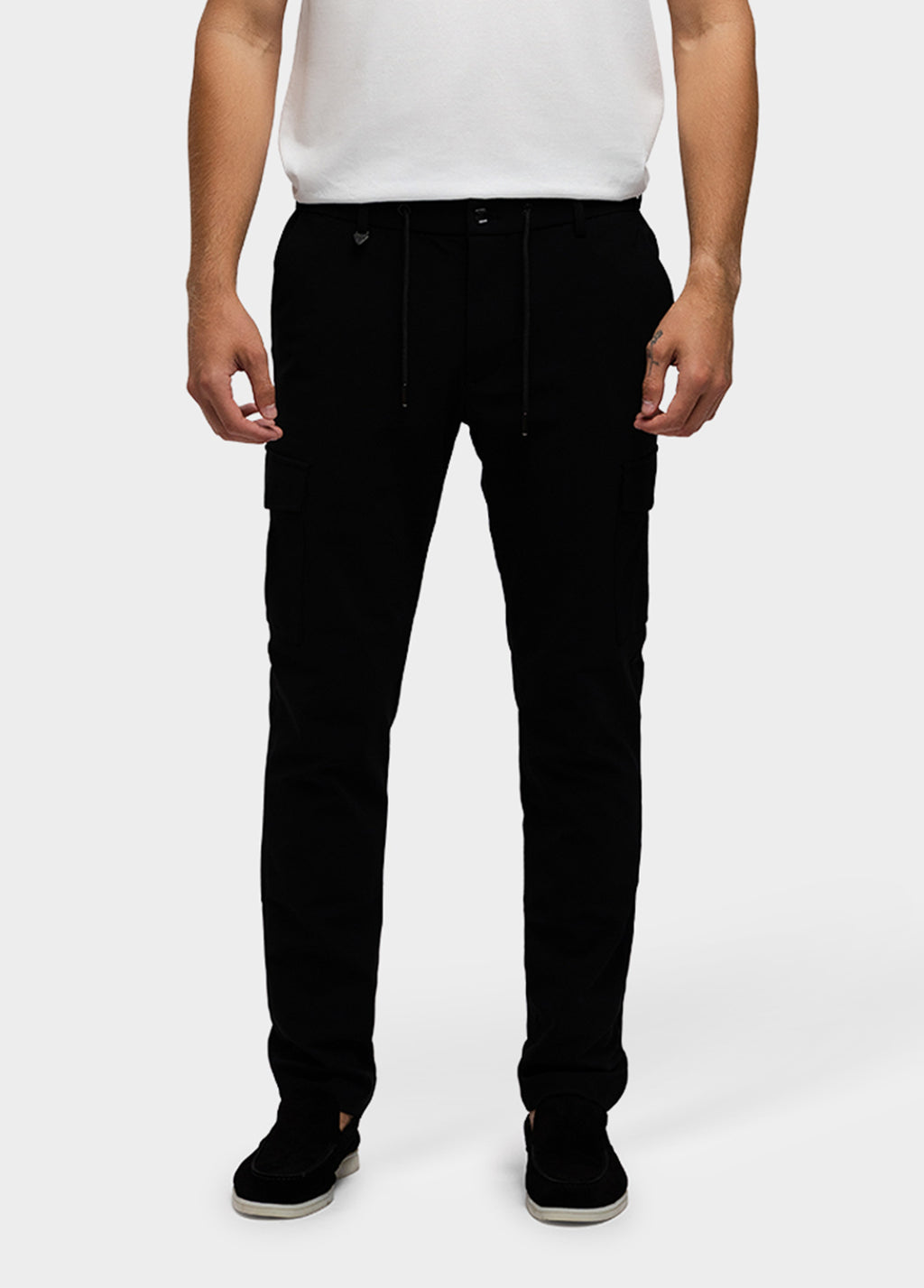 Chino Broek Black "Carson" - Flexx
