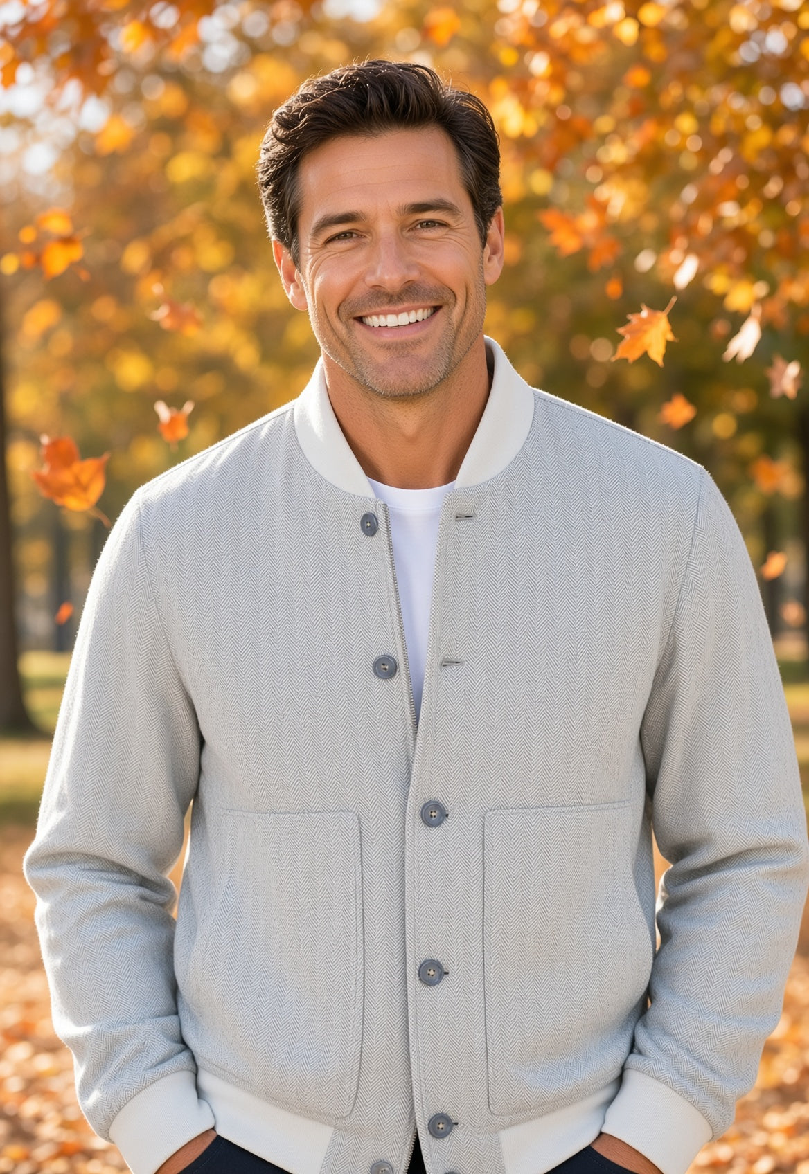 Bomberjack Light Blue - Mister Steven