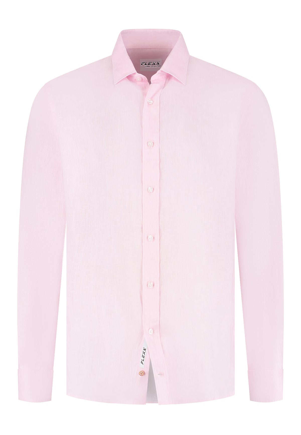 Linnen Overhemd Pink "Flavius" - Flexx