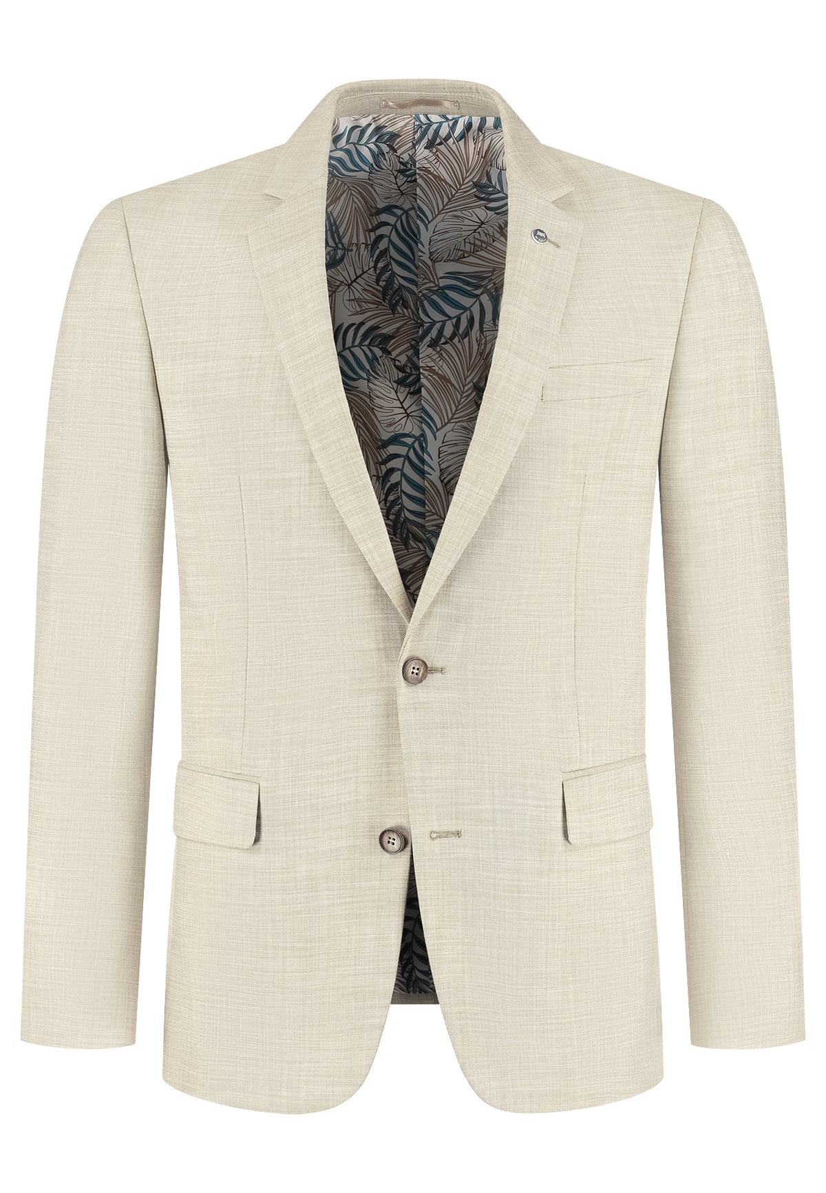 Colbert Beige Sharkskin - Mister Steven