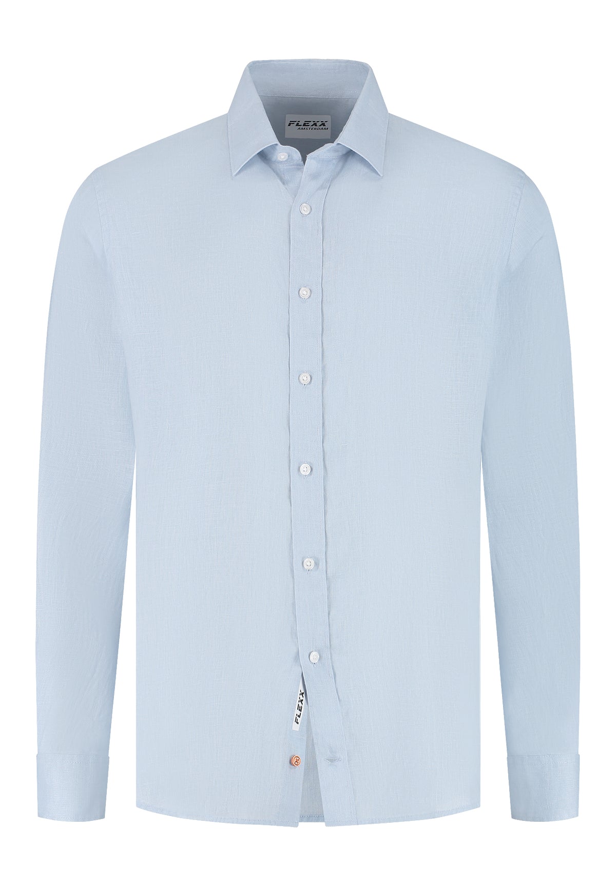 Linnen Overhemd Light Blue "Flavius" - Flexx