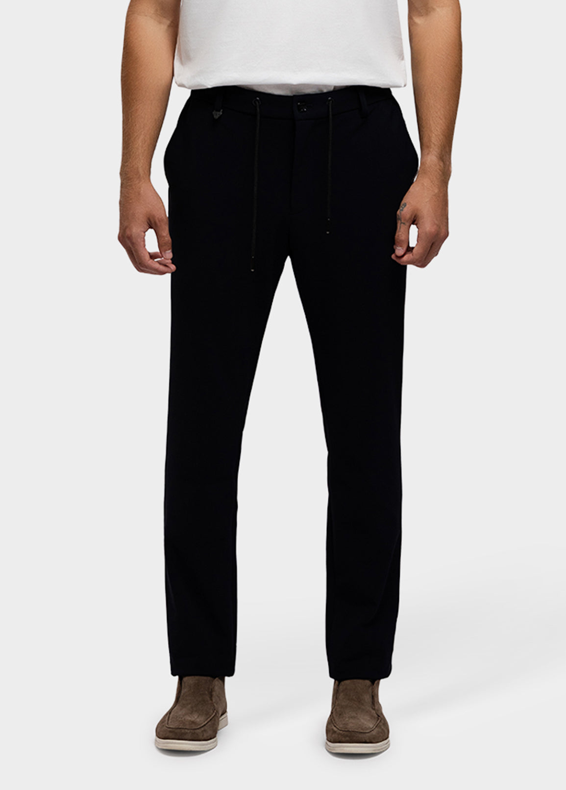 Chino Broek Navy "Carson" - Flexx