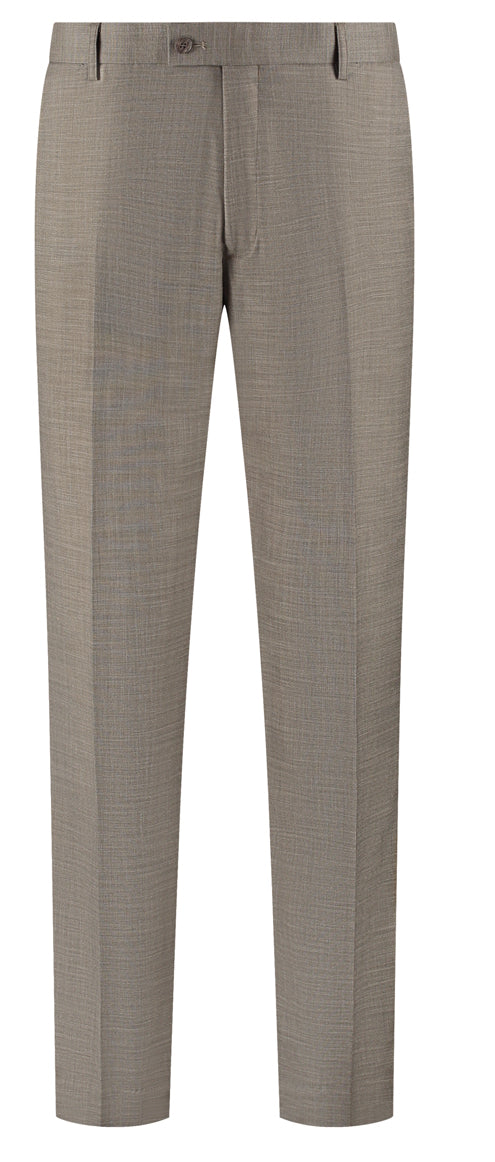Pantalon Broek Taupe Sharkskin - Mister Steven
