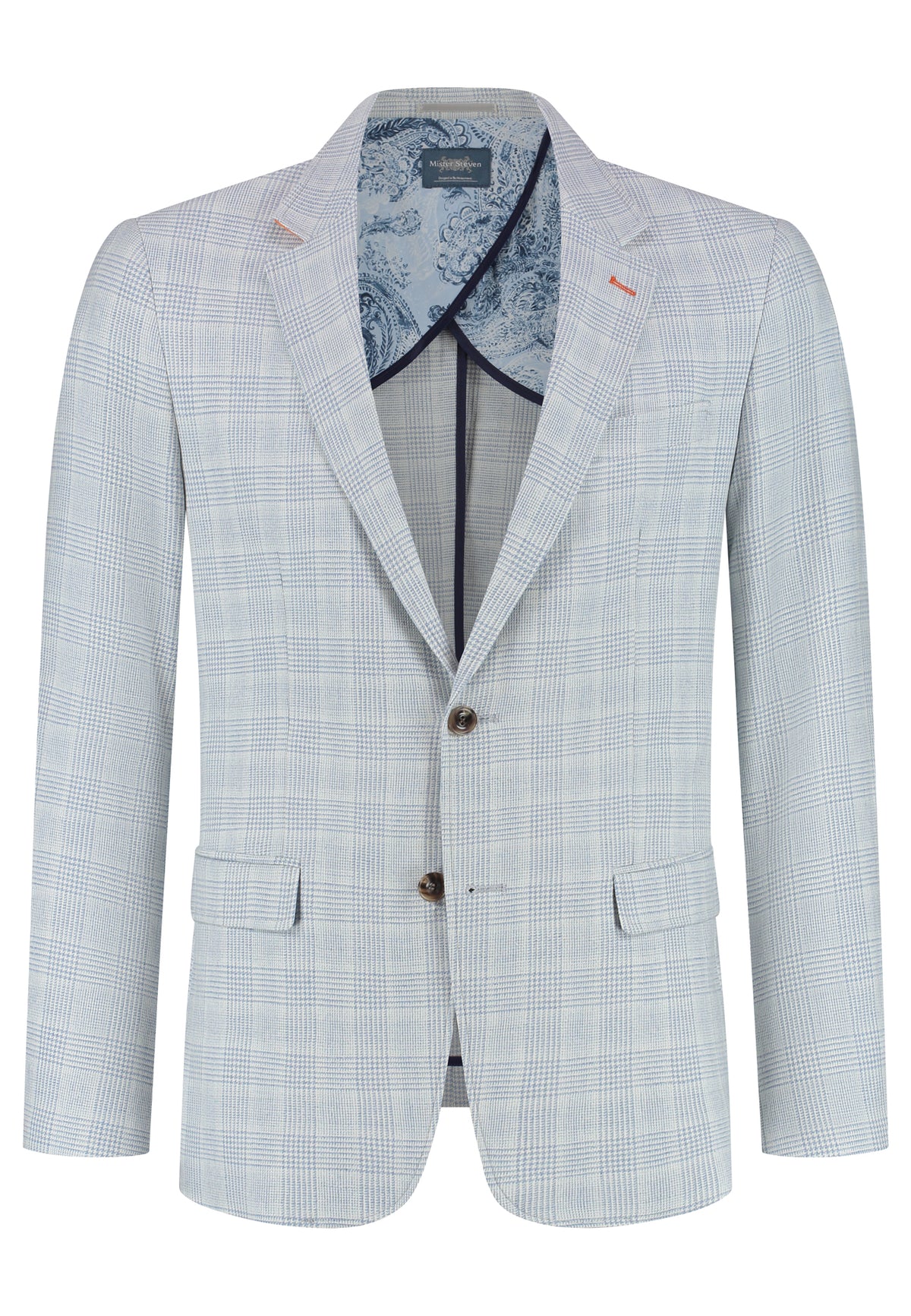 Colbert Suède Light Blue "Oslo" - Mister Steven