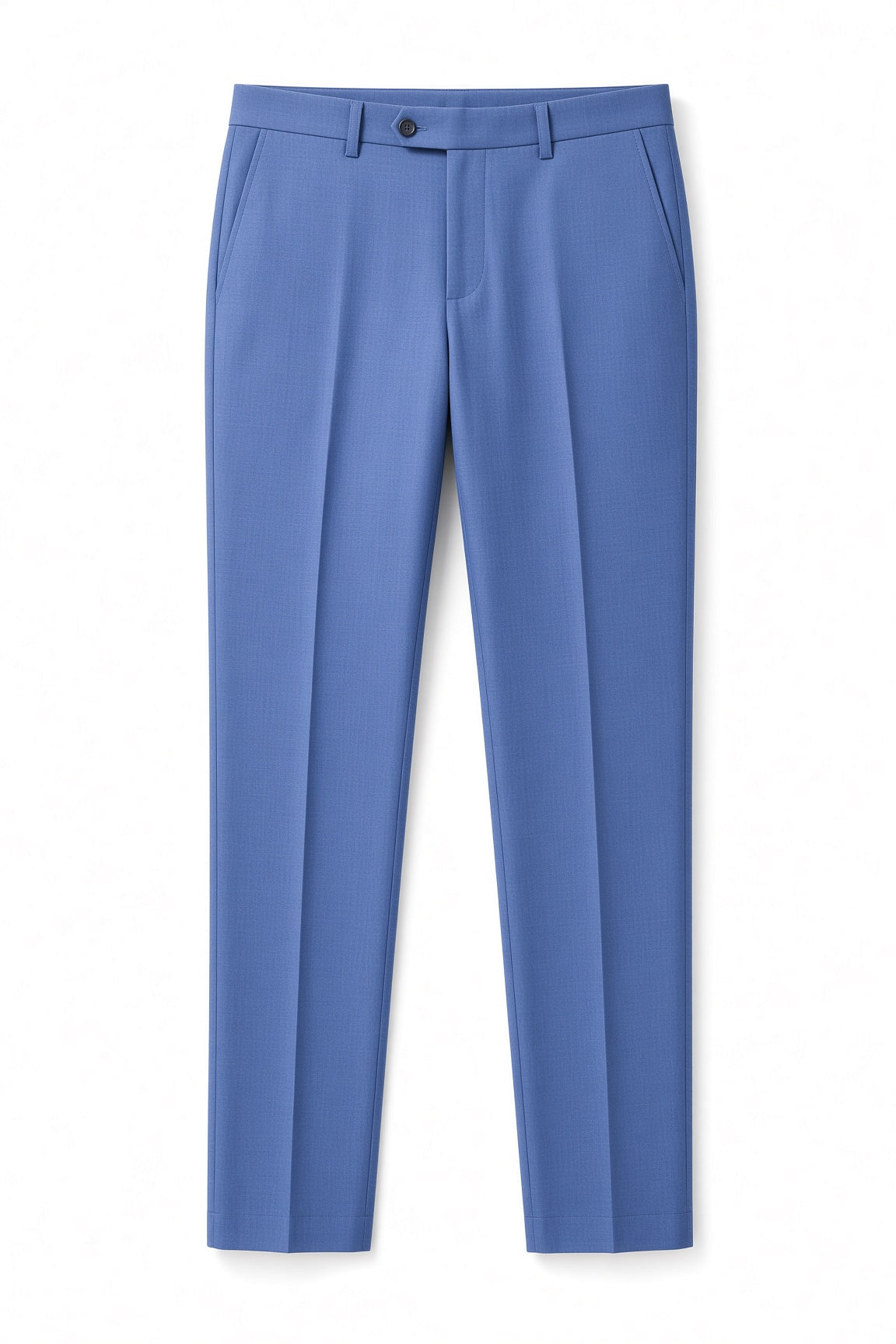 Pantalon Broek Mid Blue Sharkskin - Mister Steven