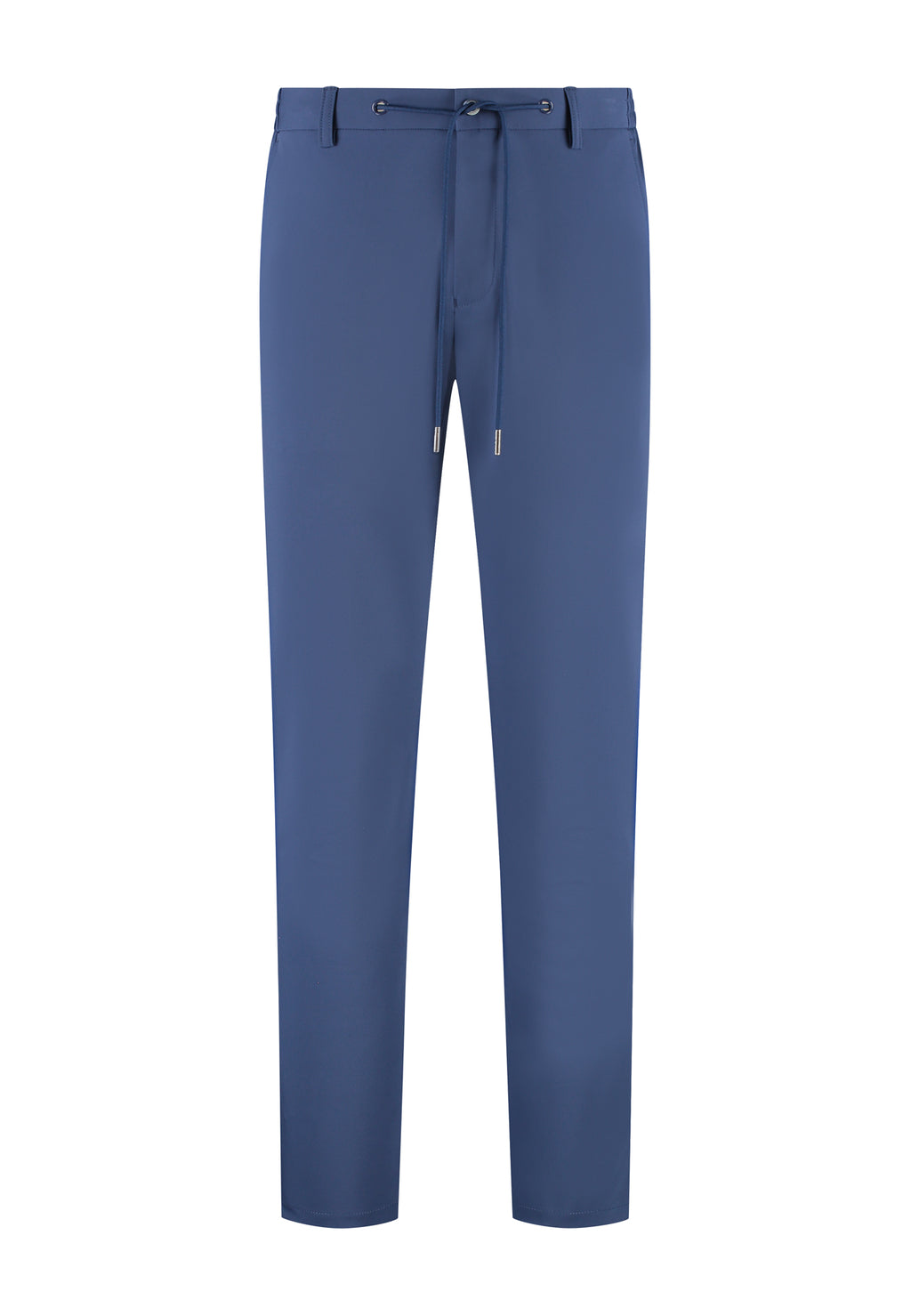 Chino Broek Royal Blue Jersey "Carson" - Flexx