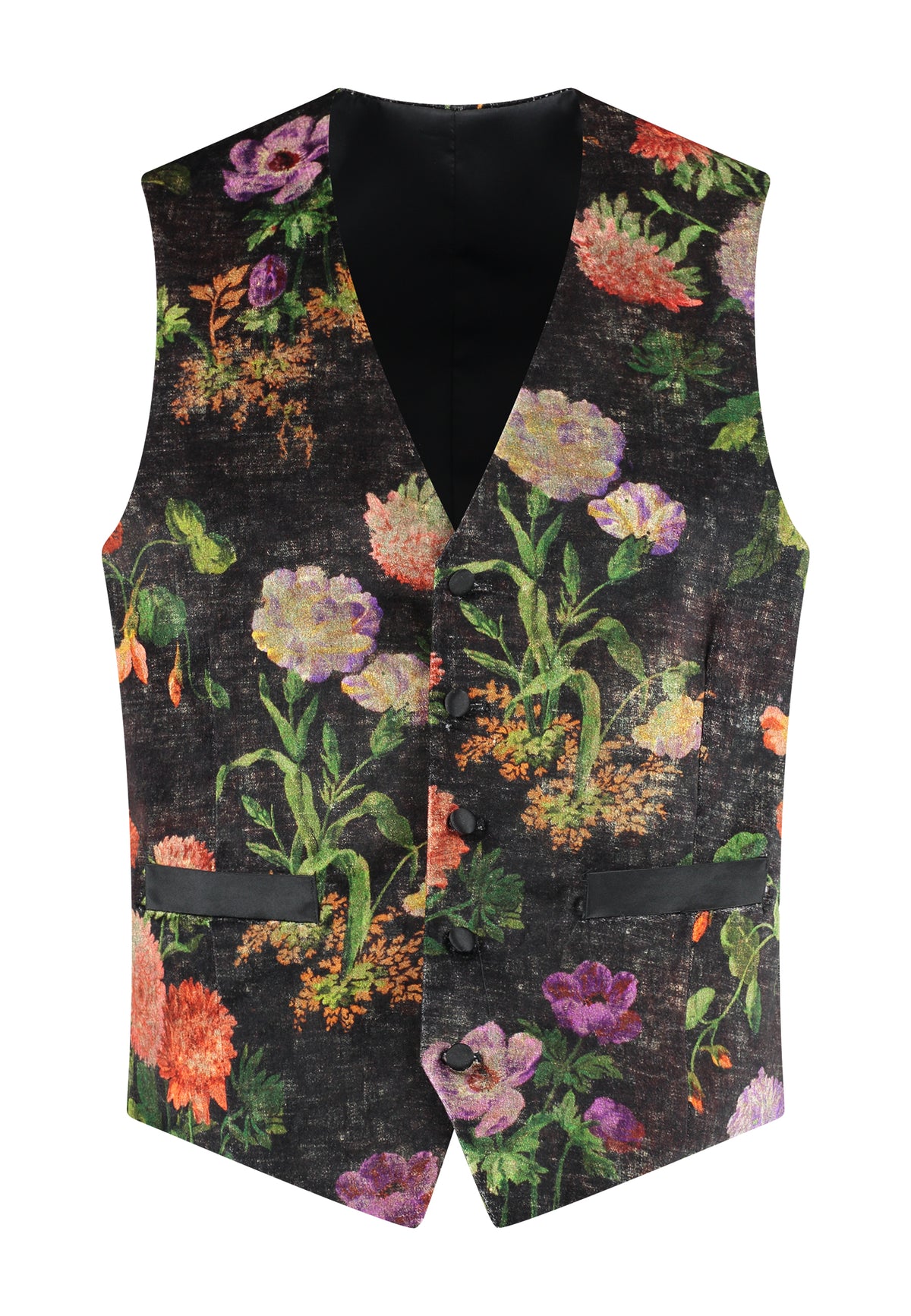 Gilet Black "Napels" - Mister Steven
