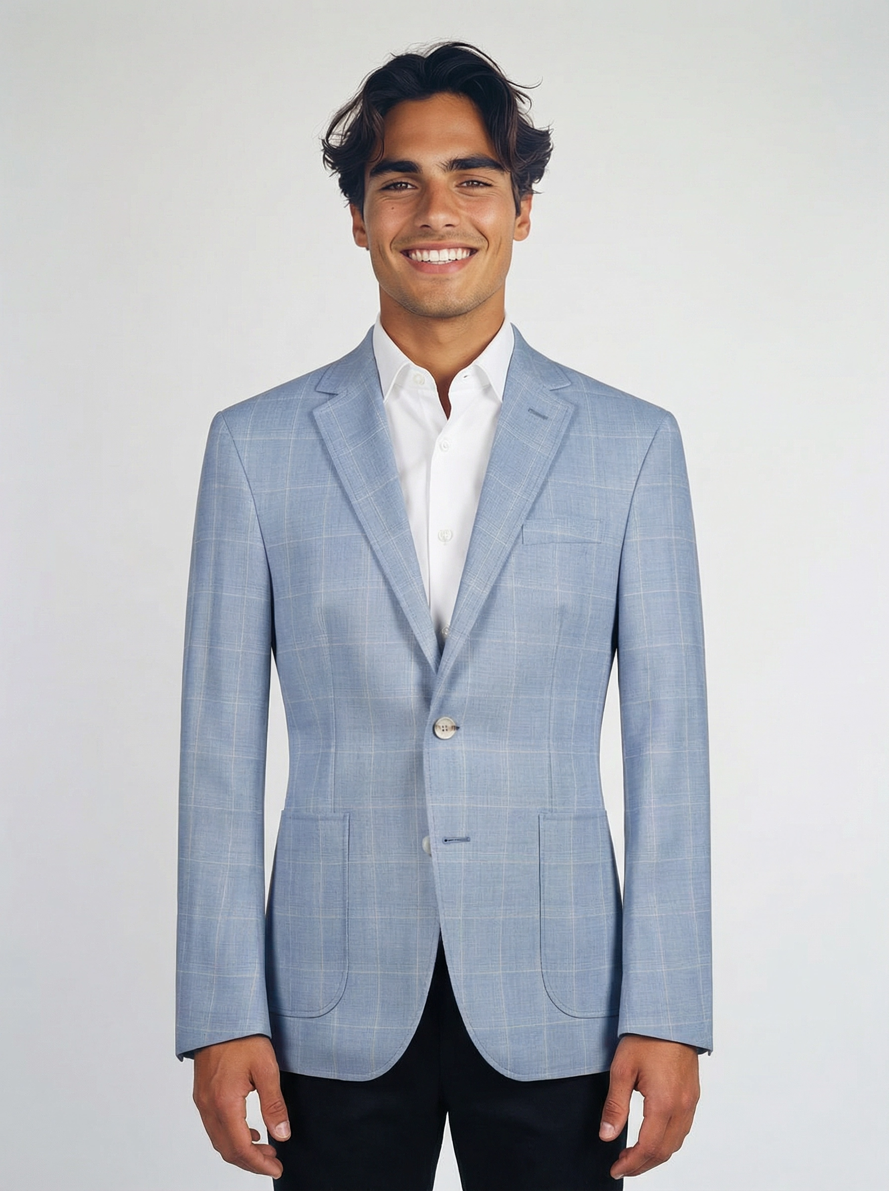 Colbert ZEPH DeLuxe Ice Blue Checkered