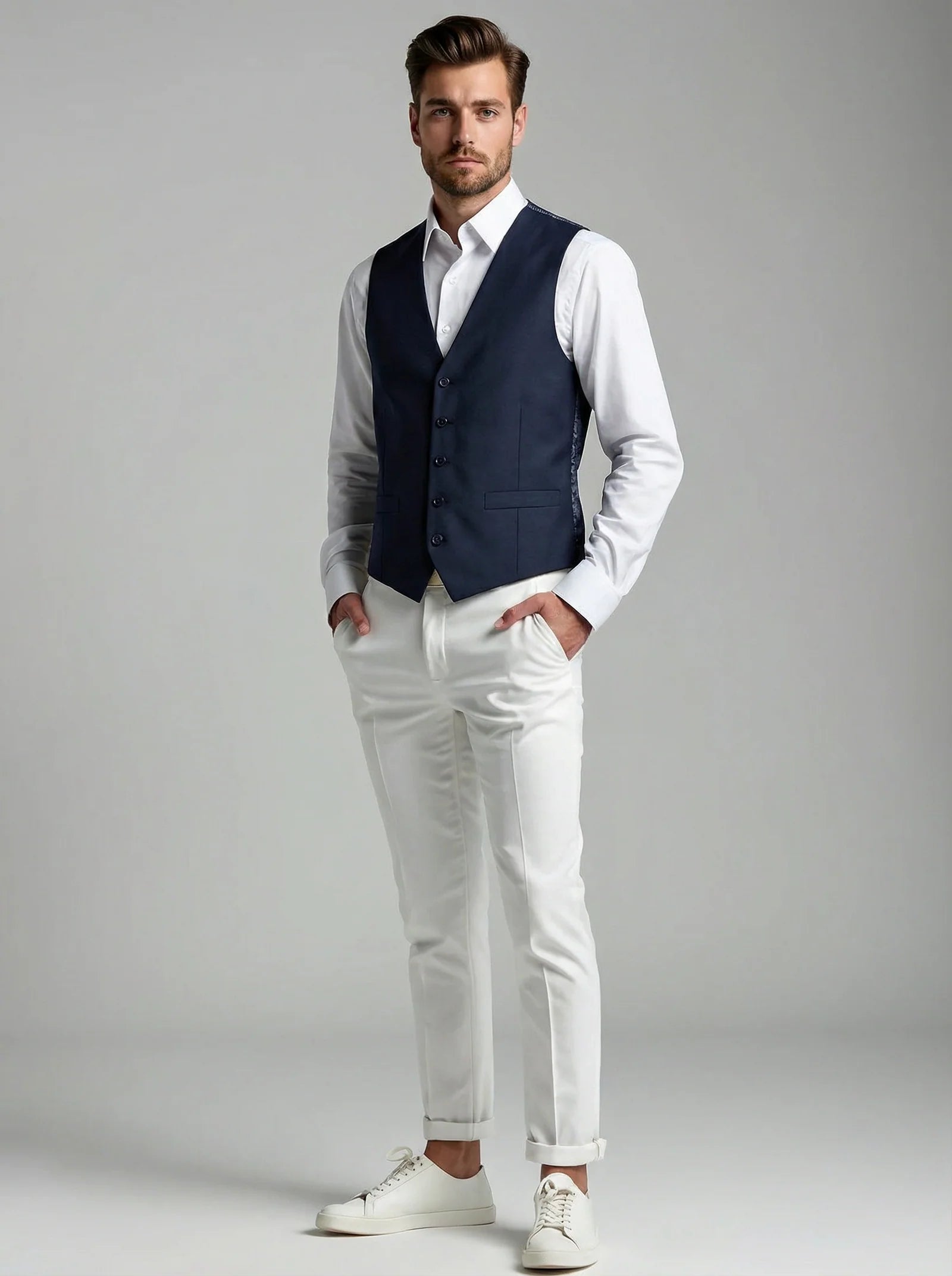 Gilet Donkerblauw Timeless Mix and Match 2