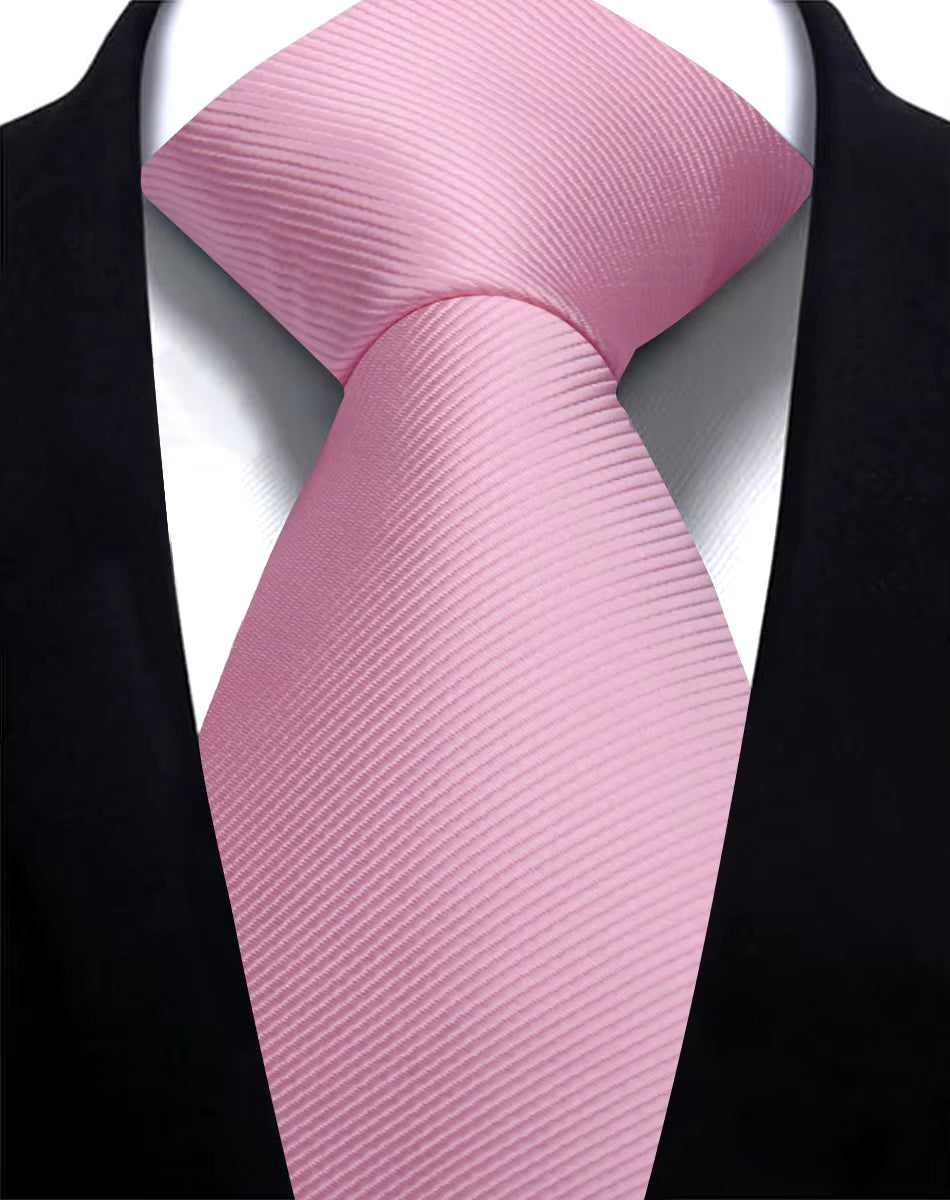Stropdas Zacht roze