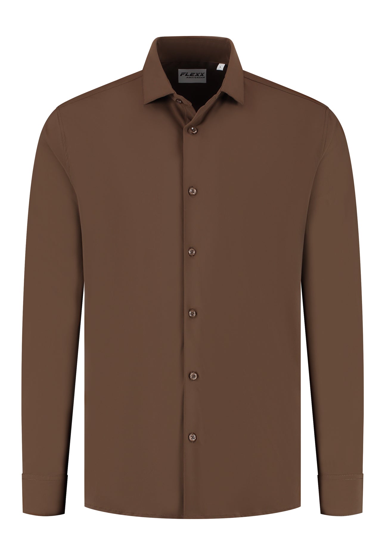 Performance shirt Brown Choco Front