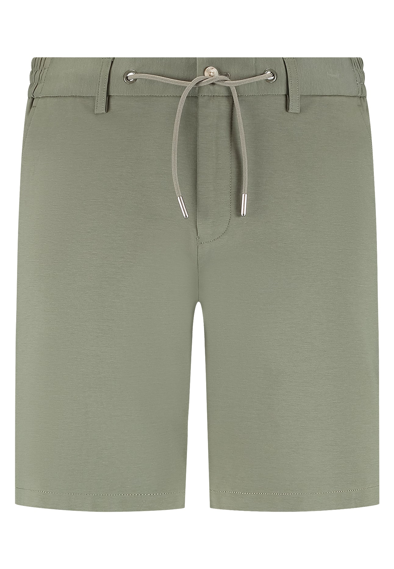 FINN Short Light Olive Grey Jersey korte broek