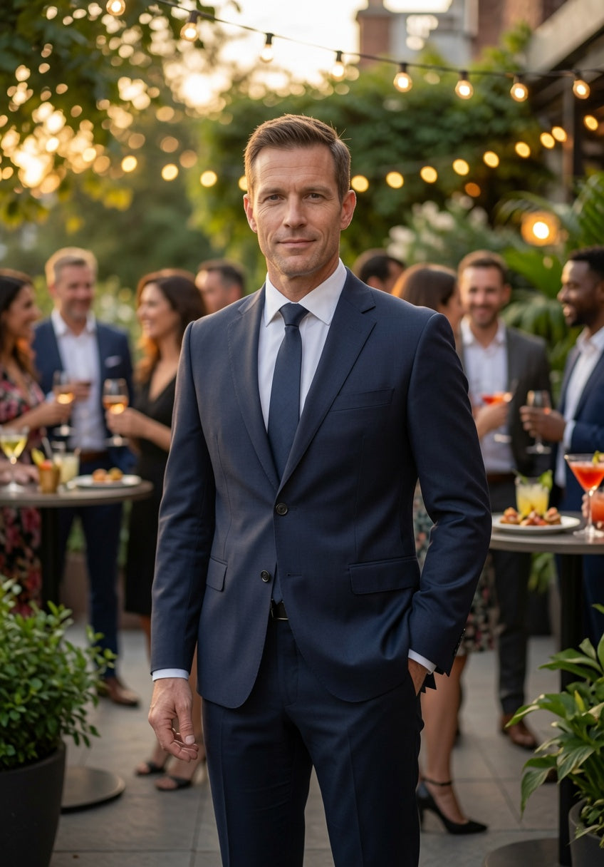2-piece Suit Navy Timeless - size 44