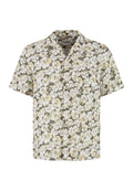 Shirt Cosmo Green Flowers — Flexx Amsterdam — bloemenprint korte mouw heren — Mister Steven Utrecht